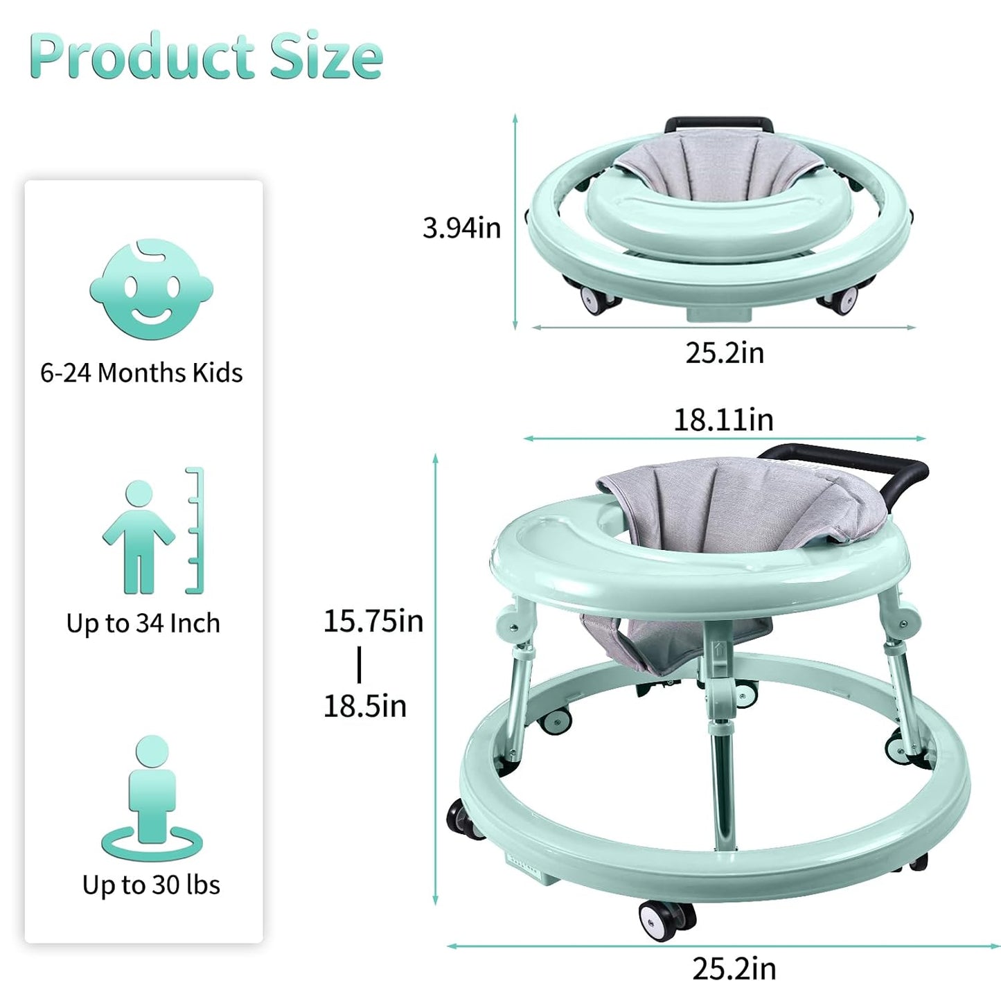 Foldable Baby Walker