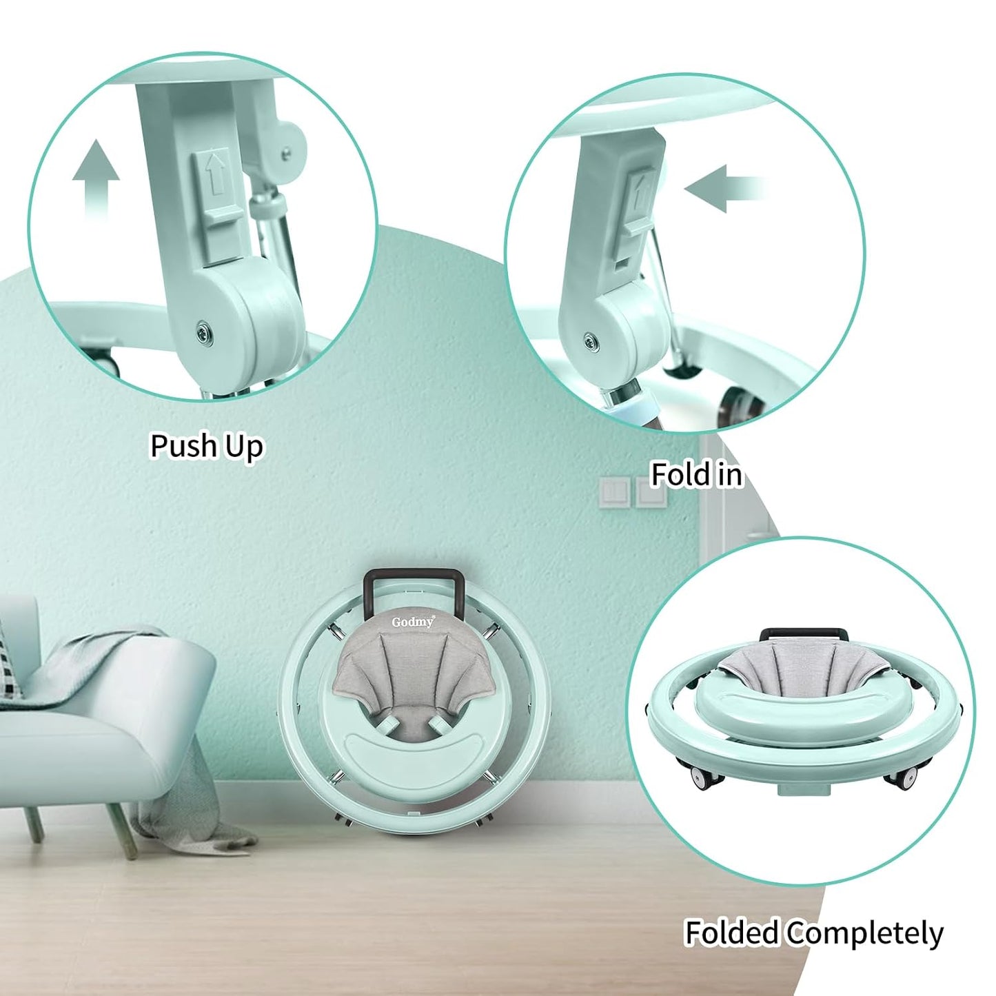 Foldable Baby Walker