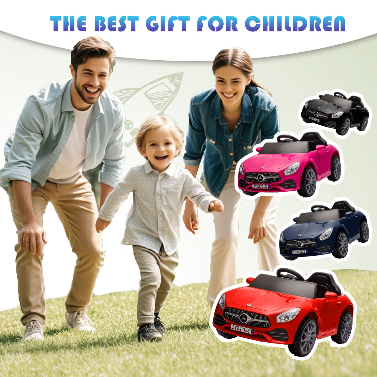 Kids Mercedes-Benz CLS Electric Car with Parent Control