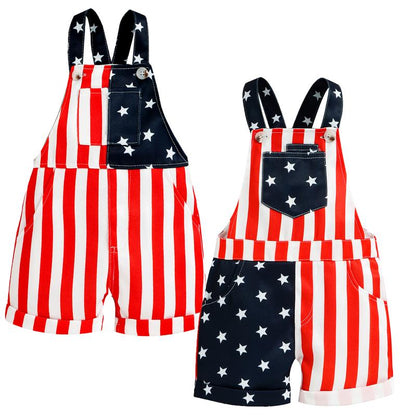 American Flag Overalls