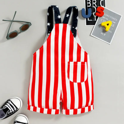 American Flag Overalls
